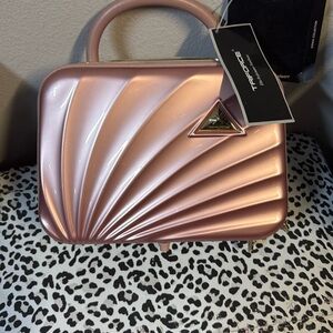 Triforce Blush Shell Evening Clutch